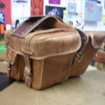 Custom leather saddle bags for a Harley Custom leather saddle bags for a Harley