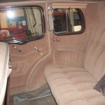 1934 oldsmobile 4 door entire interior redo. Mohair fabric. Vinyl top.Thanks Dale!!!