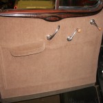 1934 oldsmobile 4 door entire interior redo. Mohair fabric. Vinyl top.Thanks Dale!!!