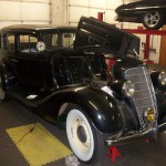 1934 oldmobile 4 door entire interior redo. Mohair fabric. Vinyl top.Thanks Dale!!!