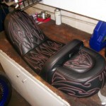 Boss Hoss seat redo for Marv Jorgenson.