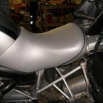 2007 BMW gs1200 seat redo in silver