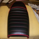 1976 Honda CB750 seat redo for Gabe in Texas.