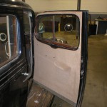 1934 oldmobile 4 door entire interior redo. Mohair fabric. Vinyl top.Thanks Dale!!!