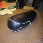 Vintage BMW seat redo for Tom