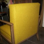 Vintage chair redo in gold.