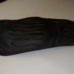 scooter seat redo,flame stitching