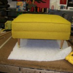 Make your own Mid-century, eames, mad men style ottoman.